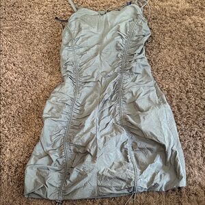 Forever 21 Light Green  Ruched Mini Dress